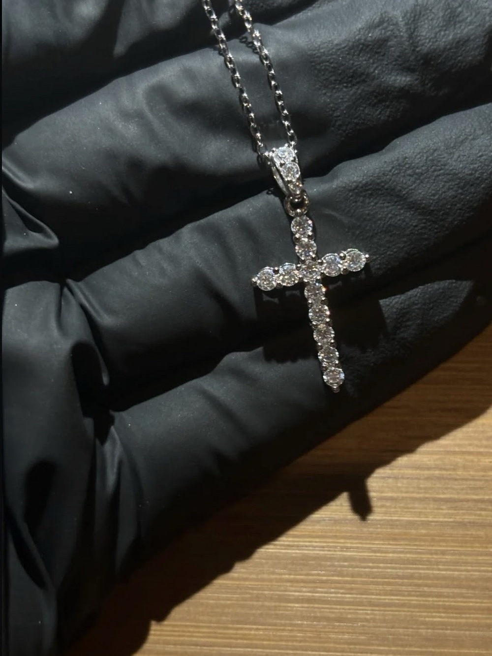 VVS1 Moissanite cross Pendant
